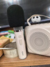 索愛(ài)（soaiy）SSk01智能K歌藍牙音響唱歌麥克風(fēng)一體帶話(huà)筒k歌家庭KTV自帶聲卡無(wú)線(xiàn)唱歌家用卡拉ok 雙麥米白色 曬單實(shí)拍圖