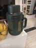 琪虎保溫壺男女學(xué)生大容量316不銹鋼保溫旅行水壺3000ml 軍綠色 曬單實(shí)拍圖
