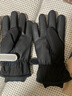 滑雪手套男女秋冬季防風(fēng)防水戶(hù)外騎行摩托車(chē)加絨加厚保暖分指手套 滑雪直指手套中圓標【男士】黑灰色 曬單實(shí)拍圖