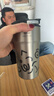 卡羅特保溫杯情侶咖啡杯外出便攜不銹鋼水杯男生吸管杯子生日禮物 銀 曬單實(shí)拍圖