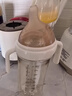英氏（YEEHOO）嬰兒奶瓶寶寶學(xué)飲杯兒童水杯嬰兒喝水重力球PPSU奶瓶嬰兒帶手柄杯 奶白色 300ml 配三頭兩重力球 曬單實(shí)拍圖