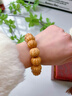 京八棱猴頭手串天然原籽核桃手串單圈文玩佛珠男禮物 特級龍炎京八棱17*18mm-贈禮盒 曬單實(shí)拍圖