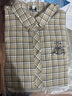 Teenie Weenie小熊女裝襯衫秋季時(shí)尚襯衣格紋上衣簡(jiǎn)約休閑長(cháng)袖外套 卡其色 L (170) 曬單實(shí)拍圖