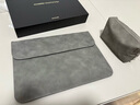 GYSFONE 華為HUAWEI MatePad Edge 14.2英寸鴻蒙二合一平板內膽包電腦包保護套皮套收納袋子配件 橫款-灰色+電源袋 曬單實(shí)拍圖