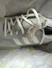 adidas「面包鞋」COURTIC經(jīng)典運動(dòng)板鞋男女阿迪達斯官方三葉草 淺綠/奶油白   41 曬單實(shí)拍圖