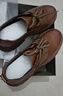 奧康（Aokang）奧康男士工裝鞋百搭休閑皮鞋復古休閑鞋男 咖色42 曬單實(shí)拍圖