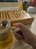 泥也茶壺玻璃泡茶壺茶水分離泡茶分離器茶具家用小茶壺個(gè)人專(zhuān)用茶水壺 曬單實(shí)拍圖