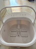 美的（Midea）泡腳桶足浴盆電動(dòng)泡腳盆按摩全自動(dòng)加熱2025實(shí)用洗腳盆智能恒溫家用 情人節禮物送男女朋友 仿真滾輪按摩+熱切斷體過(guò)熱保護+漏保開(kāi)關(guān) 生日禮物送爸爸媽媽婆婆父親母親老人長(cháng)輩實(shí)用高檔養生 曬單實(shí)拍圖