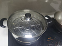 蘇泊爾SUPOR 蒸鍋真味鮮不銹鋼雙層復底28cm蒸魚(yú)鍋湯鍋蒸籠EZ28BS05 曬單實(shí)拍圖