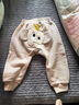 巴拉巴拉童裝寶寶褲子兒童長(cháng)褲2025秋冬裝加絨加厚褲嬰兒pp褲男童女童萌趣 卡其大象 209425108206 90 曬單實(shí)拍圖