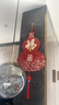 YIJLJ新中式福字葫蘆掛飾客廳電視背景墻裝飾畫(huà)入戶(hù)玄關(guān)門(mén)上掛畫(huà)中國結 吉祥如意291895 30*40 亮麗水晶畫(huà)面+精雕造型 中國結流蘇掛飾 曬單實(shí)拍圖
