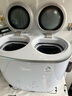 美的（Midea）1KG雙子座波輪內衣洗衣機家用全自動(dòng) 1.396洗凈比變頻除菌雙艙分桶分區迷你洗衣機MNBB10VH70E 曬單實(shí)拍圖