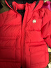 麗嬰房（Les enphants）麗嬰房三防兒童羽絨服鴨絨羽絨服秋冬款男童女童冬裝 紅色 140 CM/10歲 曬單實(shí)拍圖