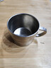 鈦杯純鈦杯子帶把手雙層咖啡杯家用牛奶杯簡(jiǎn)約茶杯下午茶廣告杯 150毫升純鈦咖啡杯結晶 150 曬單實(shí)拍圖