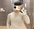 FITTER GEAR執煉健身手套男防起繭運動(dòng)帶護腕一體專(zhuān)業(yè)擼鐵半指防滑單杠訓練 灰白色(旗艦帶腕款) L (手掌寬度8.3-9.2cm) 曬單實(shí)拍圖