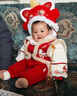 愛(ài)莉安娜嬰兒拜年服冬裝連體衣寶寶新年衣服冬季新生幼兒冬天保暖喜慶棉服 可愛(ài)厚棉小馬哈衣+帽子【兩件套】 80cm 80 曬單實(shí)拍圖