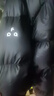 FPA字母印花休閑羽絨服男款 冬季新款潮流情侶保暖防風(fēng)防寒外套 黑色 XL 曬單實(shí)拍圖