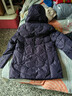 鴨鴨（YAYA）奶奶裝冬季羽絨服中長(cháng)款老年人中老年媽媽加厚保暖大狐貍毛領(lǐng)外套 曬單實(shí)拍圖