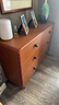 全友家居 中古風(fēng)家具實(shí)木腳六斗柜臥室客廳收納儲物置物柜沙發(fā)邊柜 曬單實(shí)拍圖