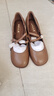 百麗（Belle）小奶咖舒適羊皮瑪麗珍鞋女商場(chǎng)同款小皮鞋粗跟單鞋A7C1DAQ4 咖啡色 37 (235mm) 曬單實(shí)拍圖