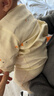英氏（YEEHOO）嬰兒衣服秋冬保暖新生兒連體衣男童女童爬服 曬單實(shí)拍圖
