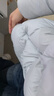 美力城【檀健次同款】羽絨服短款連帽冬季上衣鵝絨服外套女156 流光銀 S 曬單實(shí)拍圖