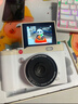 優(yōu)禾悅CCD相機高清翻轉屏自拍學(xué)生數碼相機校園隨身旅游入門(mén)微單照相機 Y02 白色【翻轉屏+4k攝錄閃光燈 32G內存卡（可傳安卓華為榮耀） 曬單實(shí)拍圖