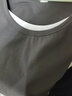 本來(lái)（benlai）女士撞色拼接短袖t恤女2025夏季新款假兩件短t女BNA450023 深灰 L 曬單實(shí)拍圖