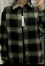 優(yōu)衣庫男女裝法蘭絨格子襯衫/長(cháng)袖襯衣休閑百搭470188 470188/53草綠色 XL 曬單實(shí)拍圖