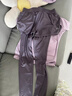 駱駝（CAMEL）瑜伽套裝女健身運動(dòng)服五件套YK2225L5493杜若紫M 曬單實(shí)拍圖