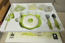 babycare兒童餐具新生兒禮盒高檔幼兒園寶寶禮物注水保溫輔食碗吃飯7件套 曬單實(shí)拍圖