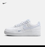 耐克空軍一號女子膠底運動(dòng)鞋春新款板鞋NIKE AIR FORCE 1 HV2511 100白/足球灰/愛(ài)琴海風(fēng)暴藍 35.5 曬單實(shí)拍圖