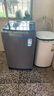 海爾（Haier）直驅全自動(dòng)波輪洗衣機10KG 家用宿舍 一級能效 家電國家補貼以舊換新京東自營(yíng) EB100B32Mate1 曬單實(shí)拍圖