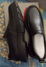 紅蜻蜓加絨男棉鞋秋冬男士一腳蹬軟底休閑皮鞋男WTA33107黑色絨里42 曬單實(shí)拍圖