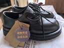 馬登德比鞋男款厚底增高黑色大頭皮鞋男通勤百搭cleanfit休閑工裝鞋子 亮面黑 【偏大一碼&5cm增高/光澤感/男士正裝鞋】 41 男碼 曬單實(shí)拍圖