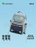 SHUKIKU趣看看兒童護脊書(shū)包小學(xué)生超輕減負背包雙肩包禮盒裝 藍綠色M 曬單實(shí)拍圖