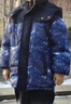 G.duck聯(lián)名男童羽絨服加厚保暖白鴨絨星空兒童外套秋冬裝潮流男寶寶衣服 藏青色 130 （建議身高120cm 8-9歲）cm 曬單實(shí)拍圖