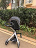 虎貝爾（HBR）遛娃神器輕便可折疊雙向高景觀(guān)可坐可躺嬰兒推車(chē)城市漫步車(chē)黑白格 曬單實(shí)拍圖