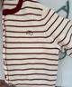 三彩2026春季新款圓領(lǐng)條紋針織衫長(cháng)袖開(kāi)衫外套繡花新年毛衫M 紅白條紋 L 165/88A 曬單實(shí)拍圖