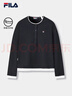 FILA斐樂(lè )官方女子針織長(cháng)袖衫2025冬時(shí)尚假兩件休閑修身亨利衫 曬單實(shí)拍圖