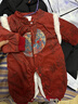 新生嬰兒加棉加厚連體衣深秋冬款長(cháng)袖國風(fēng)爬服周歲滿(mǎn)月衣服 紅色龍款加棉棉服 73cm 【4-7個(gè)月】 曬單實(shí)拍圖