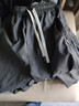 美式復古男士舒適褲休閑松緊腰寬松直筒工裝長(cháng)褲百搭工地干活褲 灰色 【潤B81】 L 【建議110-130斤】】 曬單實(shí)拍圖