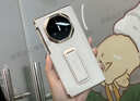 樂(lè )比億華為mate xts手機殼新款華為matexts三折疊非凡大師超薄真皮保護套xt腕帶支架雙邊全包防摔男外殼 【皓白色】頭層牛皮丨腕帶支架丨雙邊全包 華為Mate XTs 非凡大師 曬單實(shí)拍圖