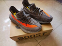 阿迪達斯Yeezy350透氣男鞋灰橙椰子休閑鞋GW1229 38 曬單實(shí)拍圖