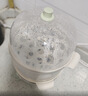 小熊（Bear）煮蛋器蒸蛋器單雙層家用高溫斷電迷你早餐雞蛋羹蒸雞蛋器蒸蛋機燉蛋器便攜式電蒸鍋煮雞蛋神器 雙層 ZDQ-B14Q1【無(wú)蒸碗】 曬單實(shí)拍圖