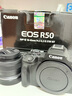 佳能（Canon）EOS R50 18-45mm套機黑色 微單相機入門(mén)新手相機 旅游vlog直播高清便攜 曬單實(shí)拍圖