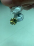 VCH老鳳凰金店款足金999四葉草耳釘女5G金包銀耳飾生日禮物女生 金包銀+古法四葉草小耳釘 1.3g 曬單實(shí)拍圖