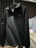貓人衛衣男春秋polo衫休閑長(cháng)袖T恤翻領(lǐng)寬松打底衫上衣 黑色 XL 曬單實(shí)拍圖