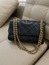 湯麗柏琦（Tory Burch）FLEMING女包單肩斜挎包鏈條包 TB137301-001 新年禮物 曬單實(shí)拍圖