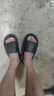 稻草人拖鞋男士居家用洗澡防滑浴室內戶(hù)外穿情侶厚底靜音女涼拖 黑42-43 曬單實(shí)拍圖